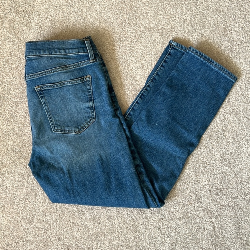 Gap 1969 Distressed Skinny Jeans Medium Wash
